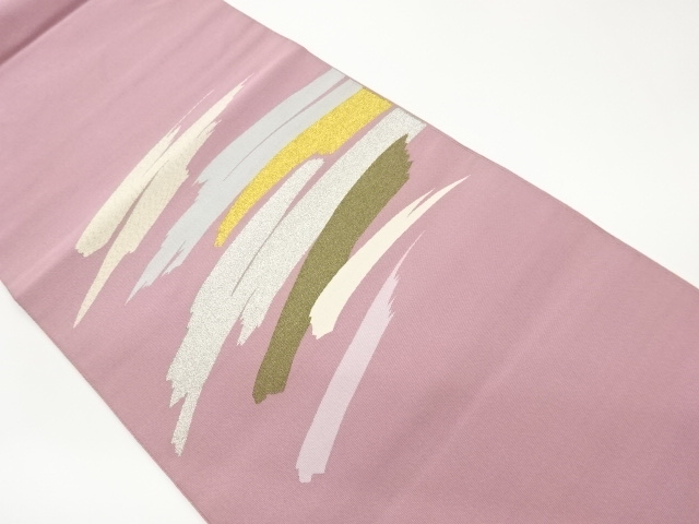 JAPANESE KIMONO / SPELL ABSTRACT HORIZONTAL DANSHAKU PATTERN ORIODASHI